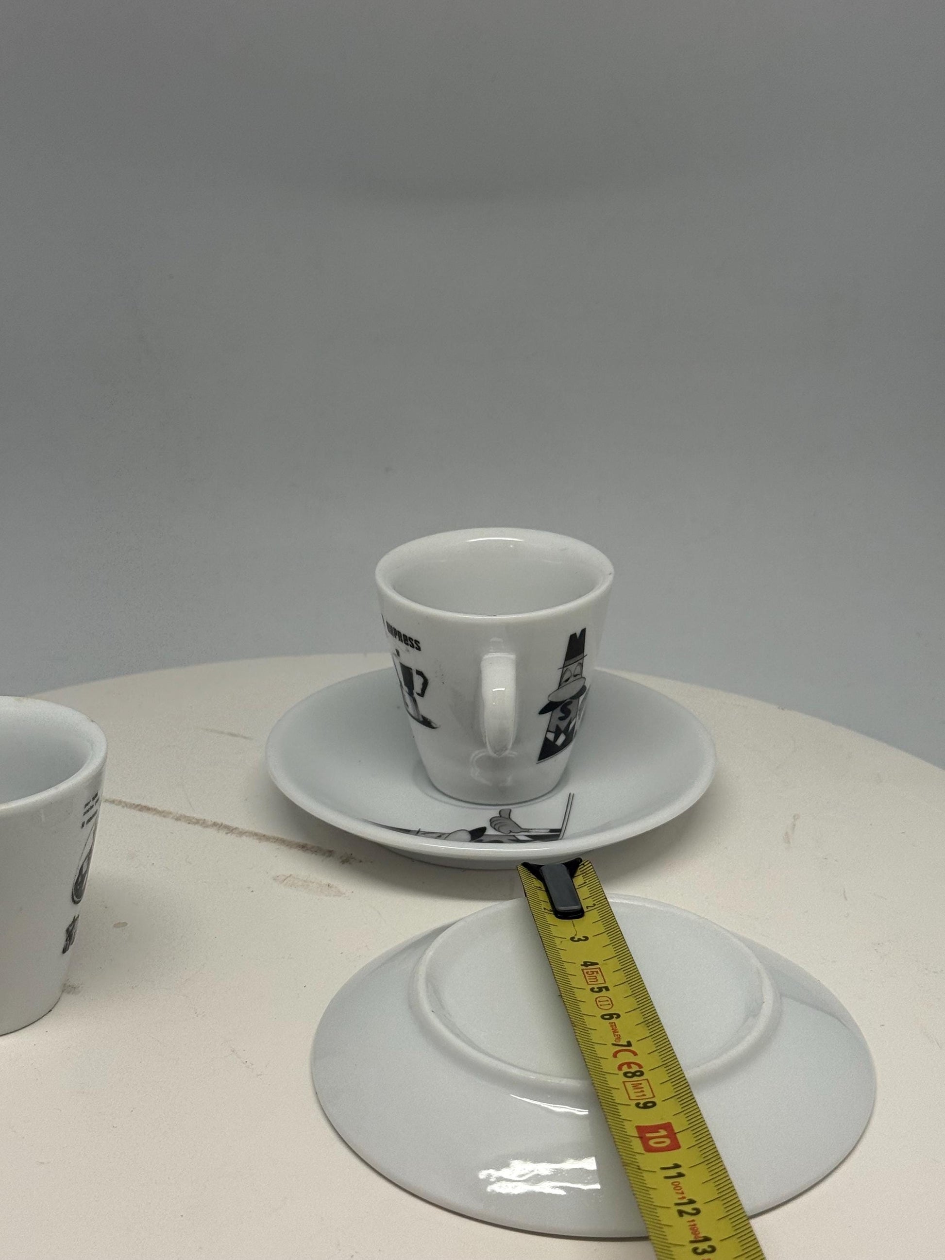 Vintage Bialetti Porcelain Espresso Cups Set — additional view 13