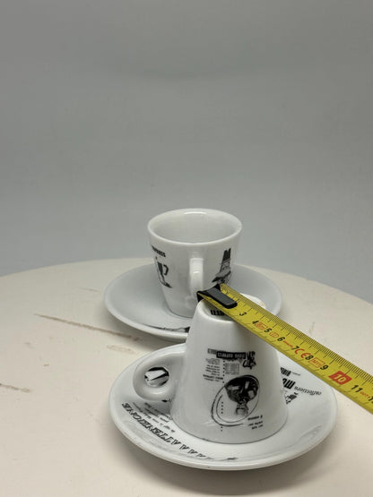 Vintage Bialetti Porcelain Espresso Cups Set — additional view 14