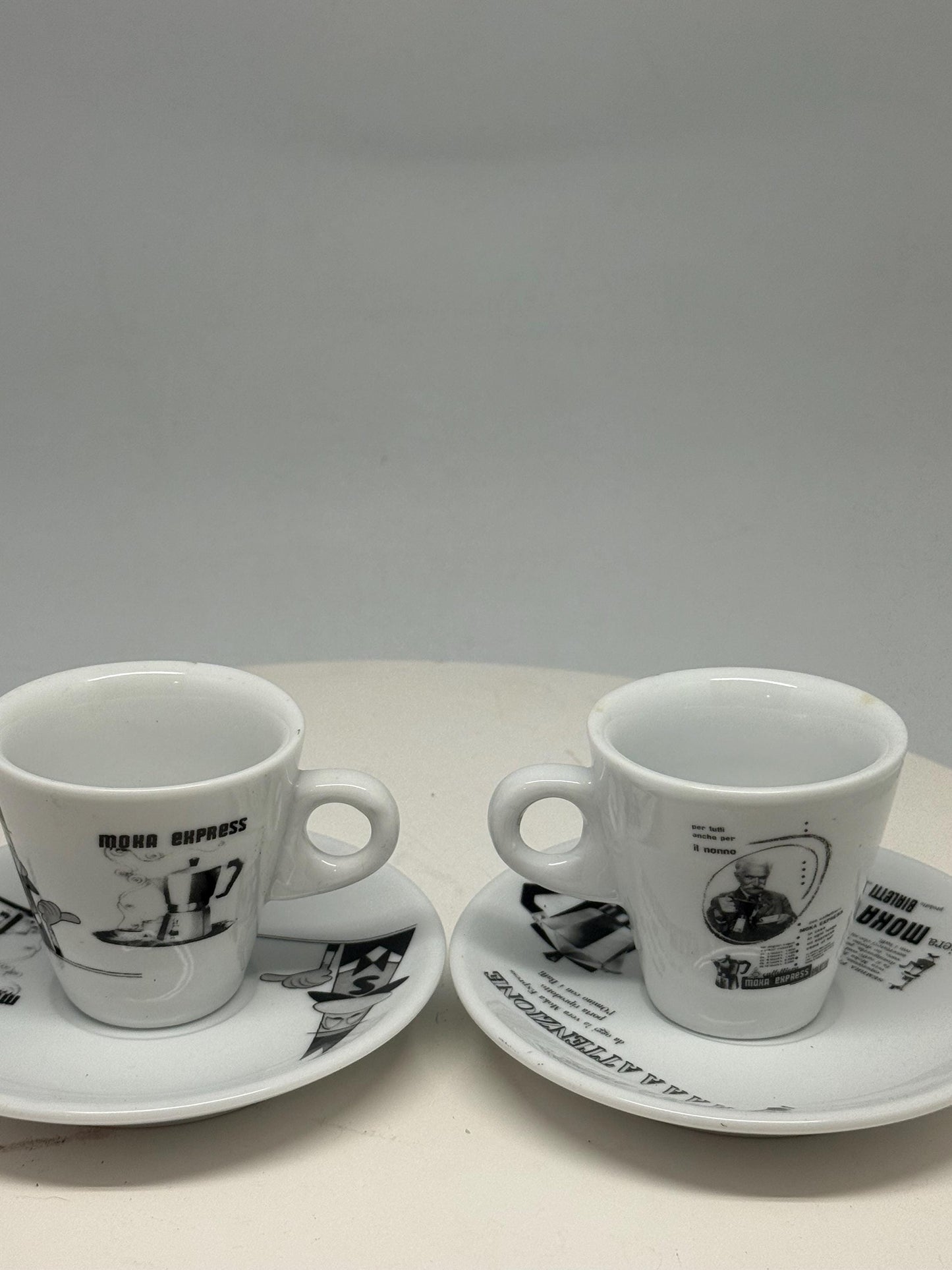 Vintage Bialetti Porcelain Espresso Cups Set — additional view 15