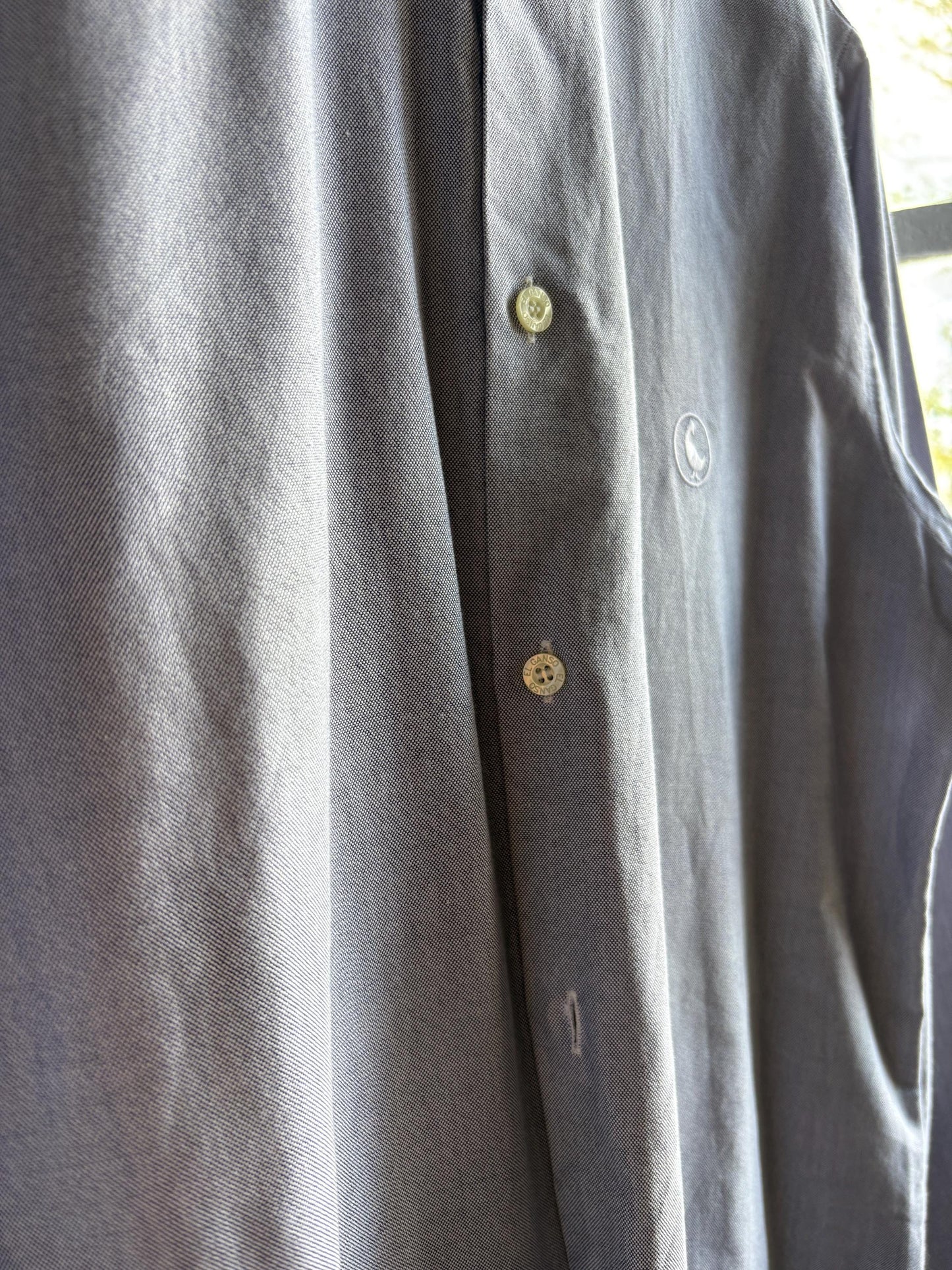 Light Blue Cotton Button-Up Shirt — additional view 7