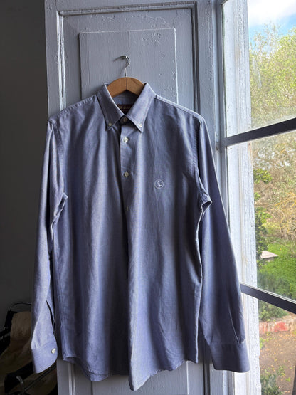 Light Blue Cotton Button-Up Shirt — additional view 10