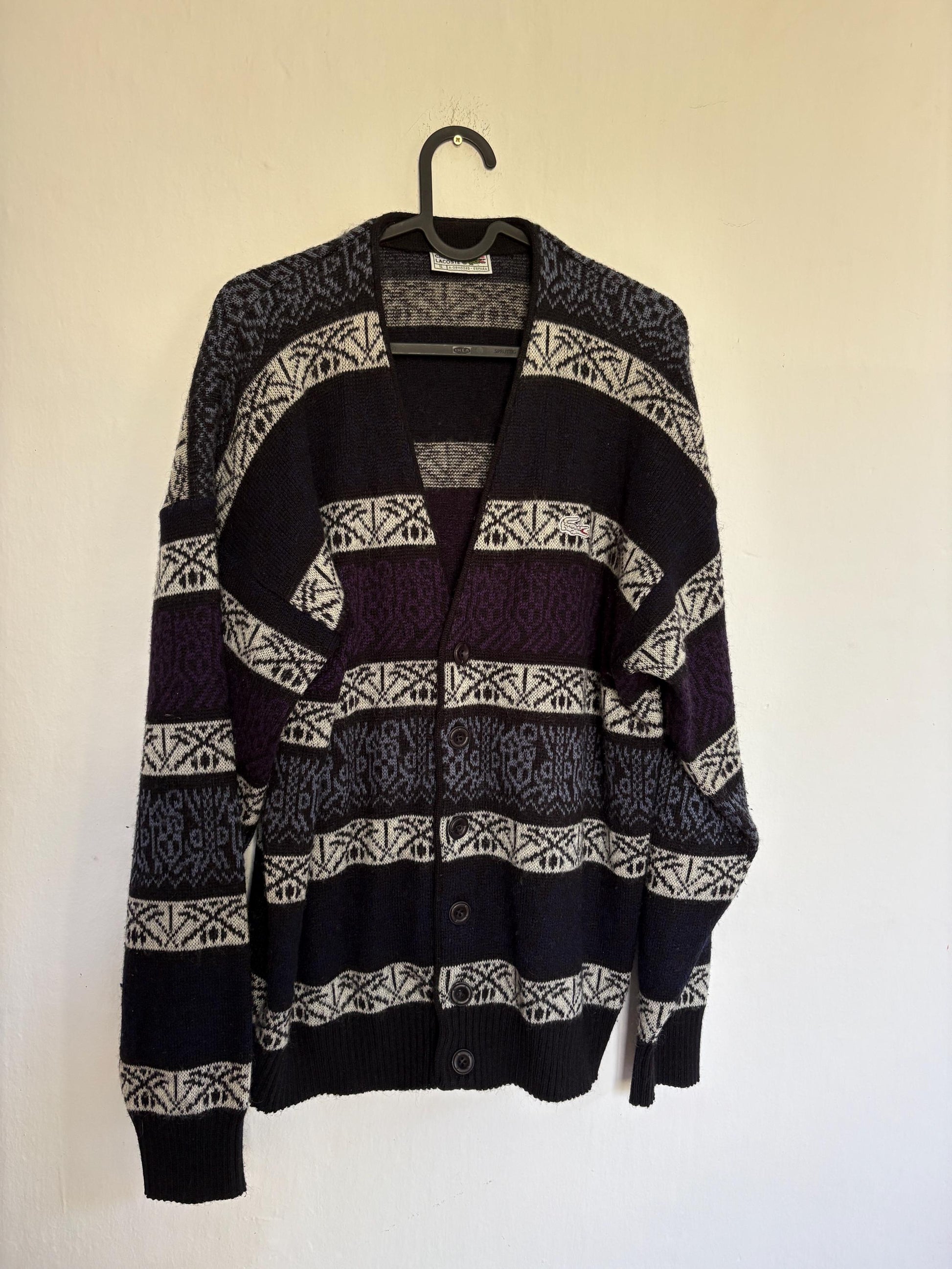 Vintage Fair Isle Wool Blend Cardigan — additional view 11