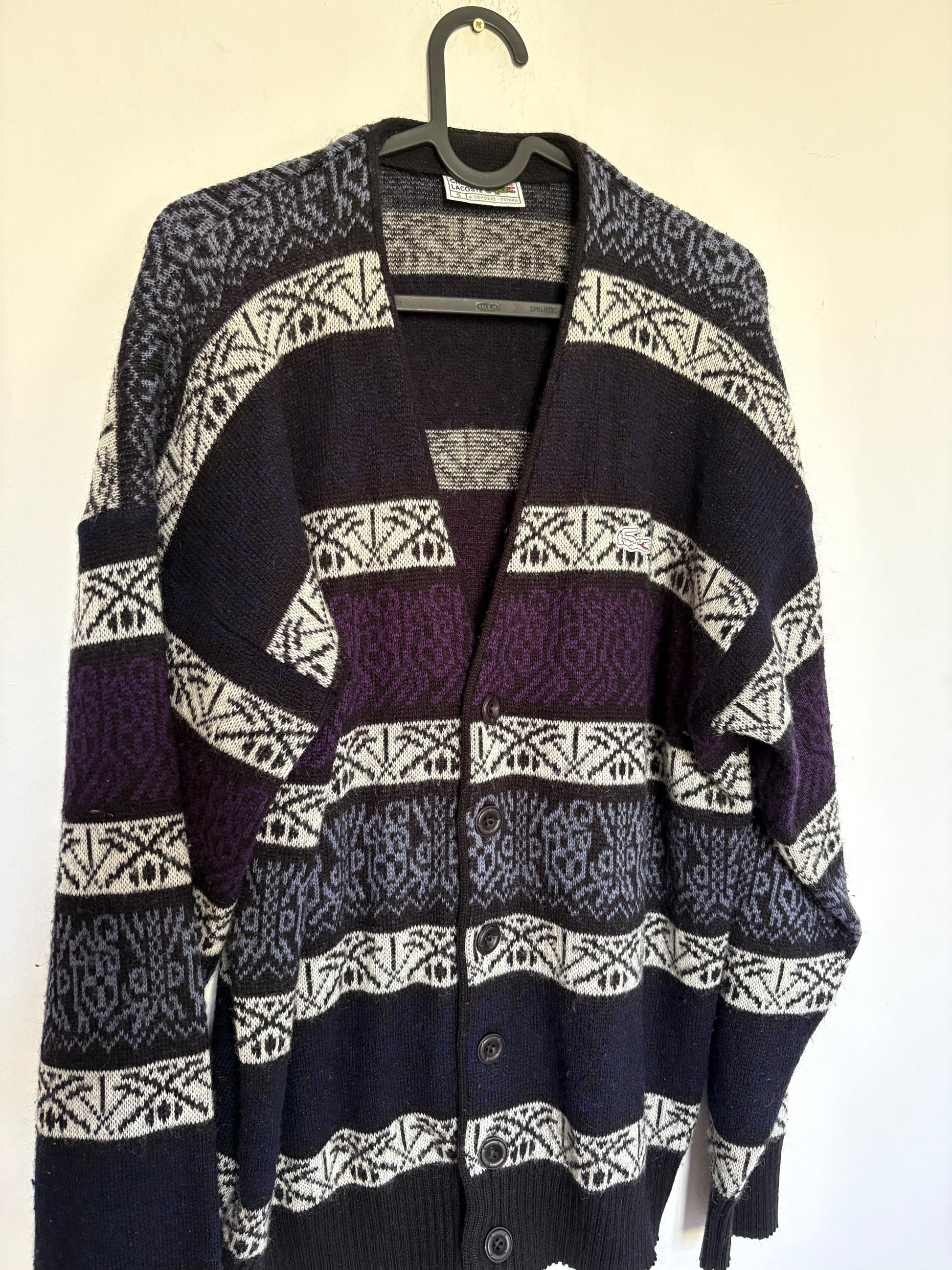 Vintage Fair Isle Wool Blend Cardigan — additional view 15