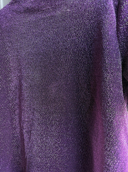 Vintage Purple Glitter Mockneck Top — additional view 8