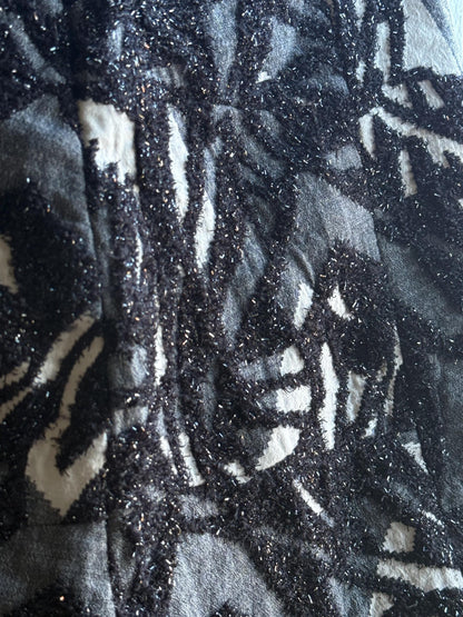 Textured Black and White Mini Skirt — additional view 6