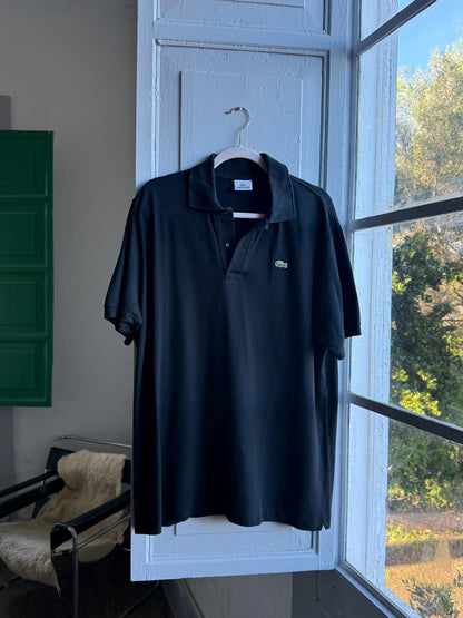 Vintage Lacoste Black Polo Shirt — detail