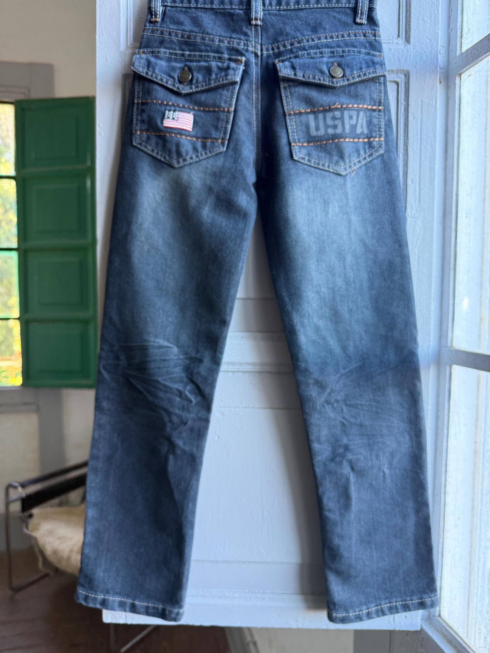 Blue Denim Straight Fit Jeans For Boys — additional view 10