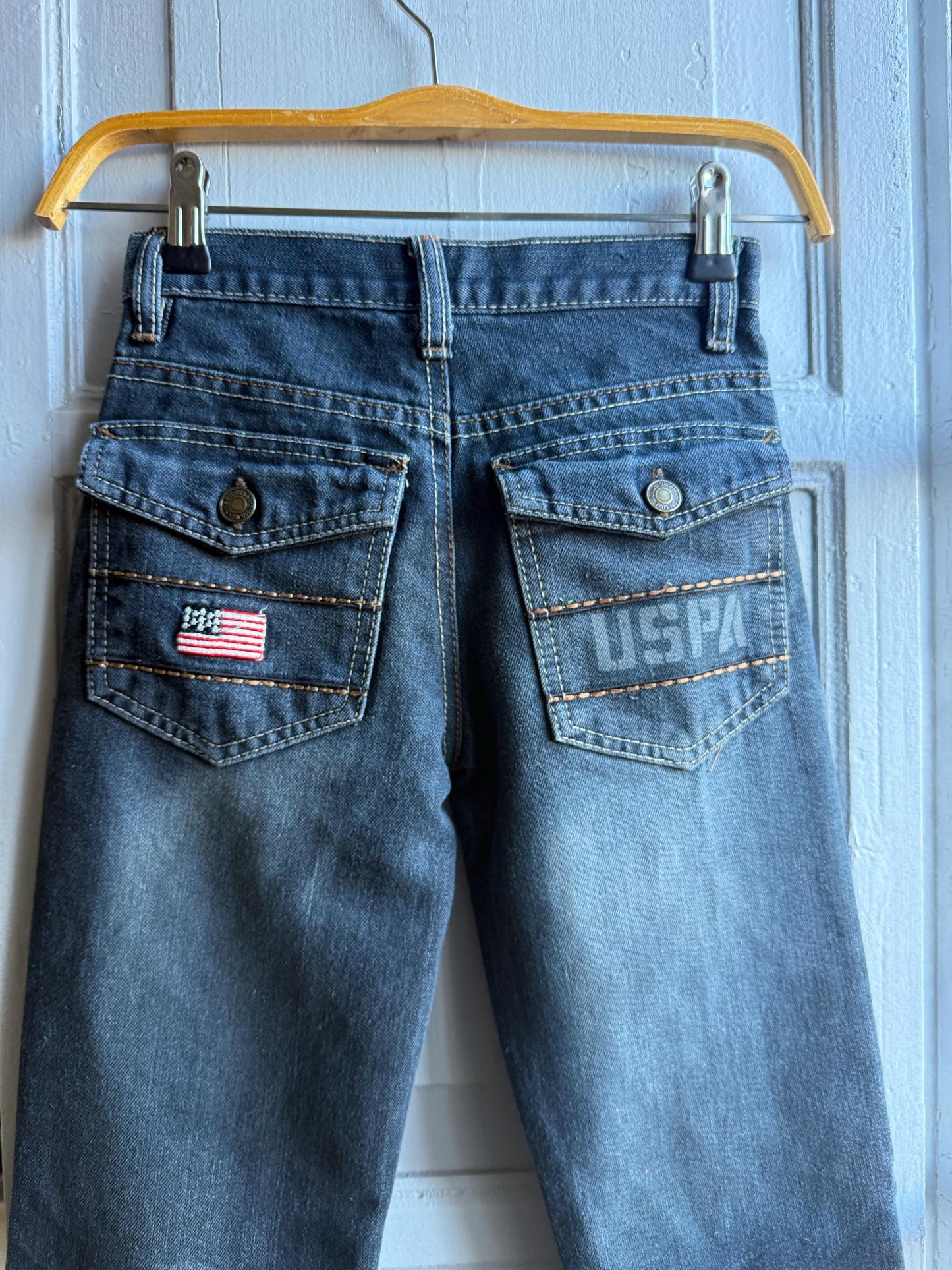 Blue Denim Straight Fit Jeans For Boys — additional view 9