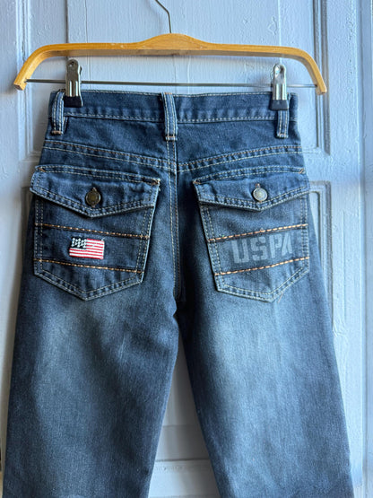 Blue Denim Straight Fit Jeans For Boys — additional view 9