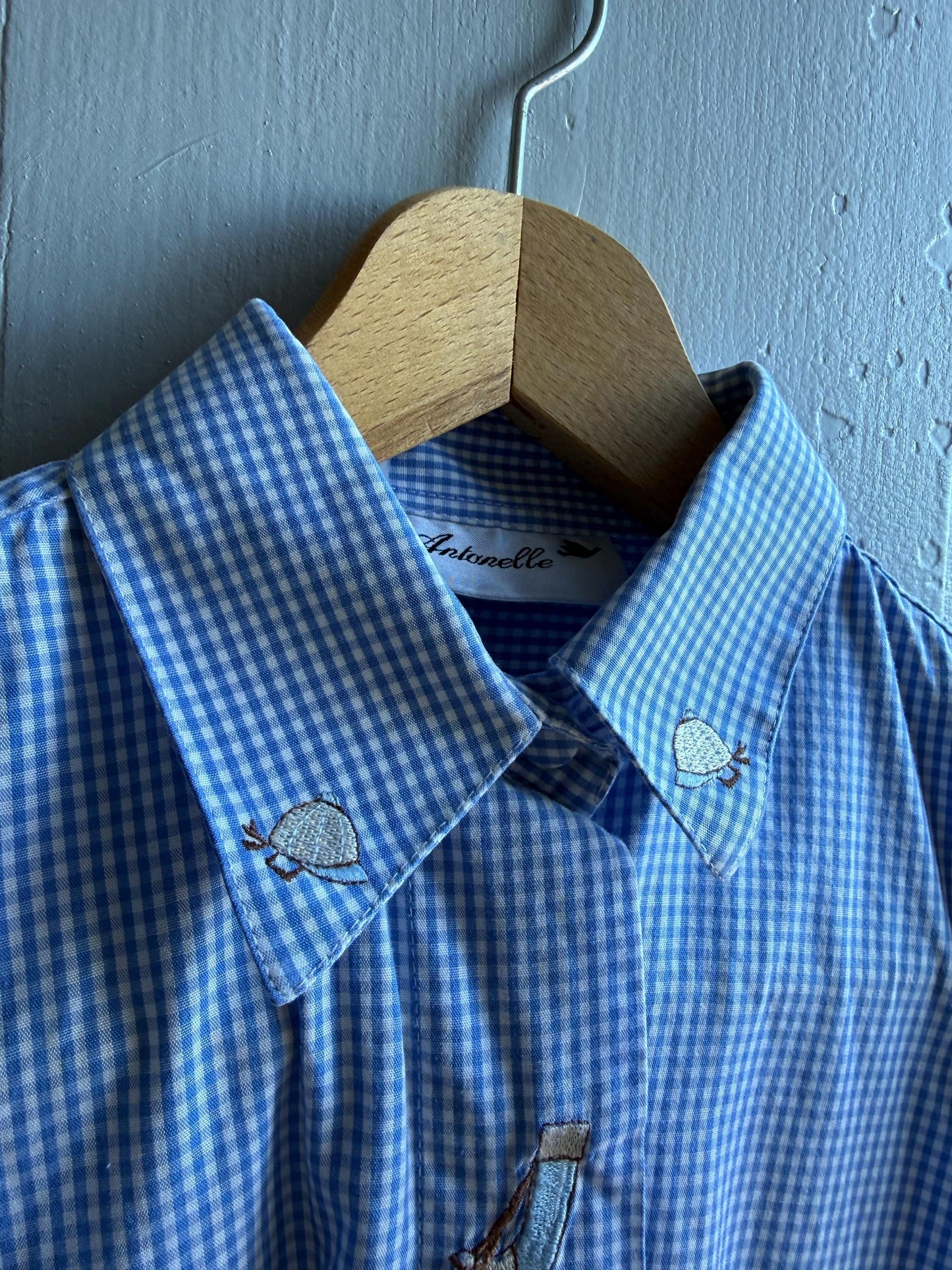 Vintage Embroidered Cowboy Blouse — additional view 6