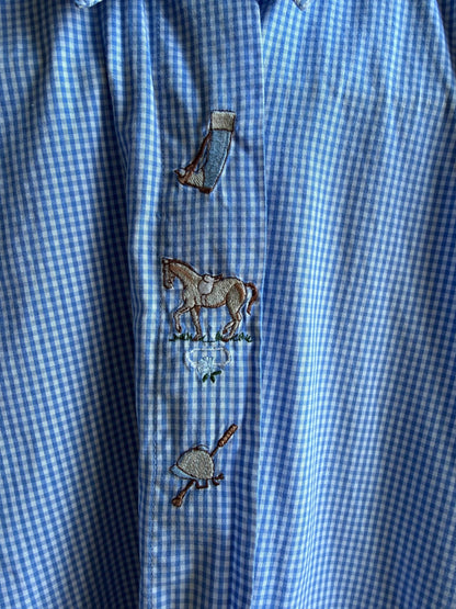 Vintage Embroidered Cowboy Blouse — additional view 7
