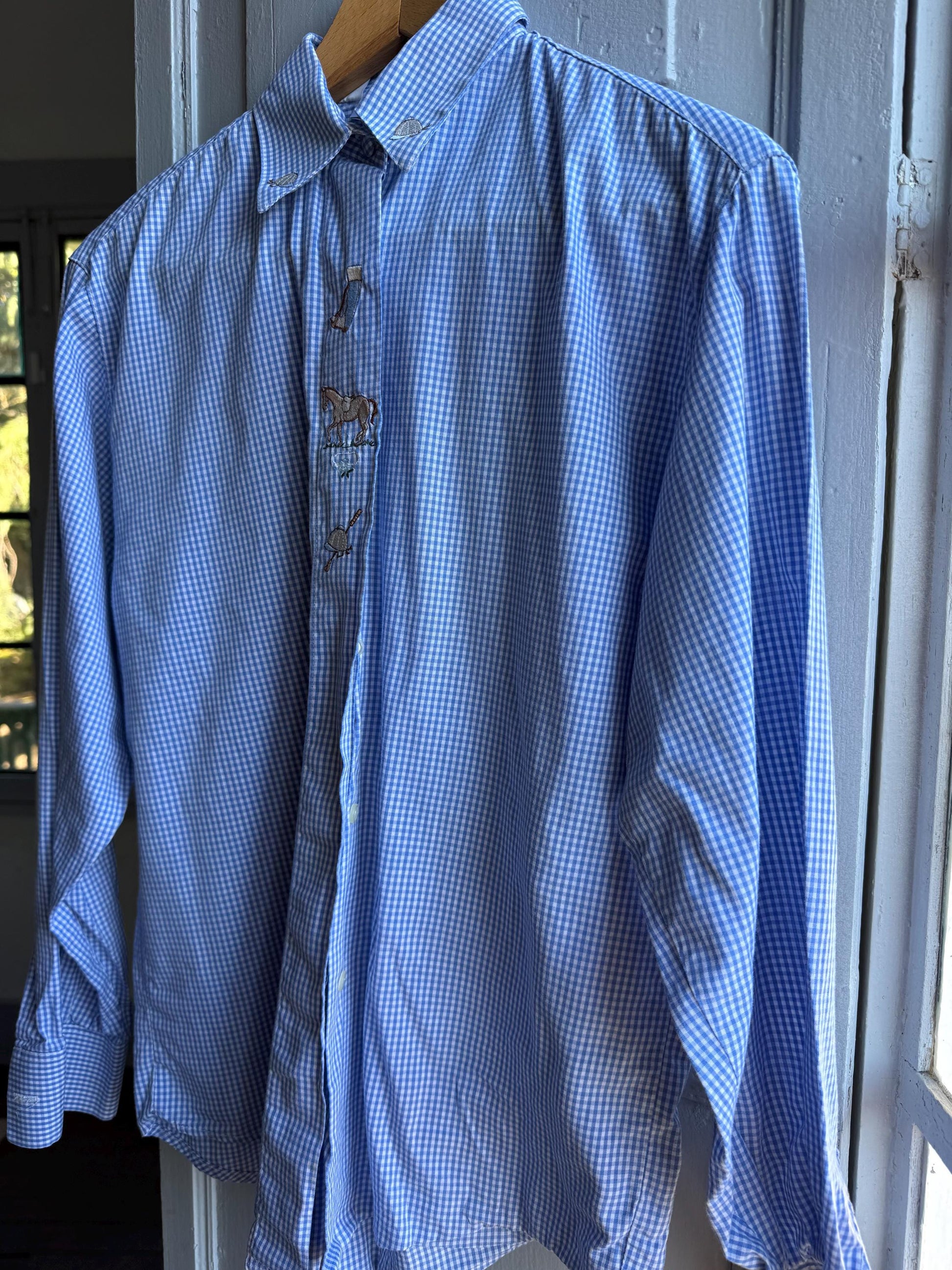 Vintage Embroidered Cowboy Blouse — additional view 9