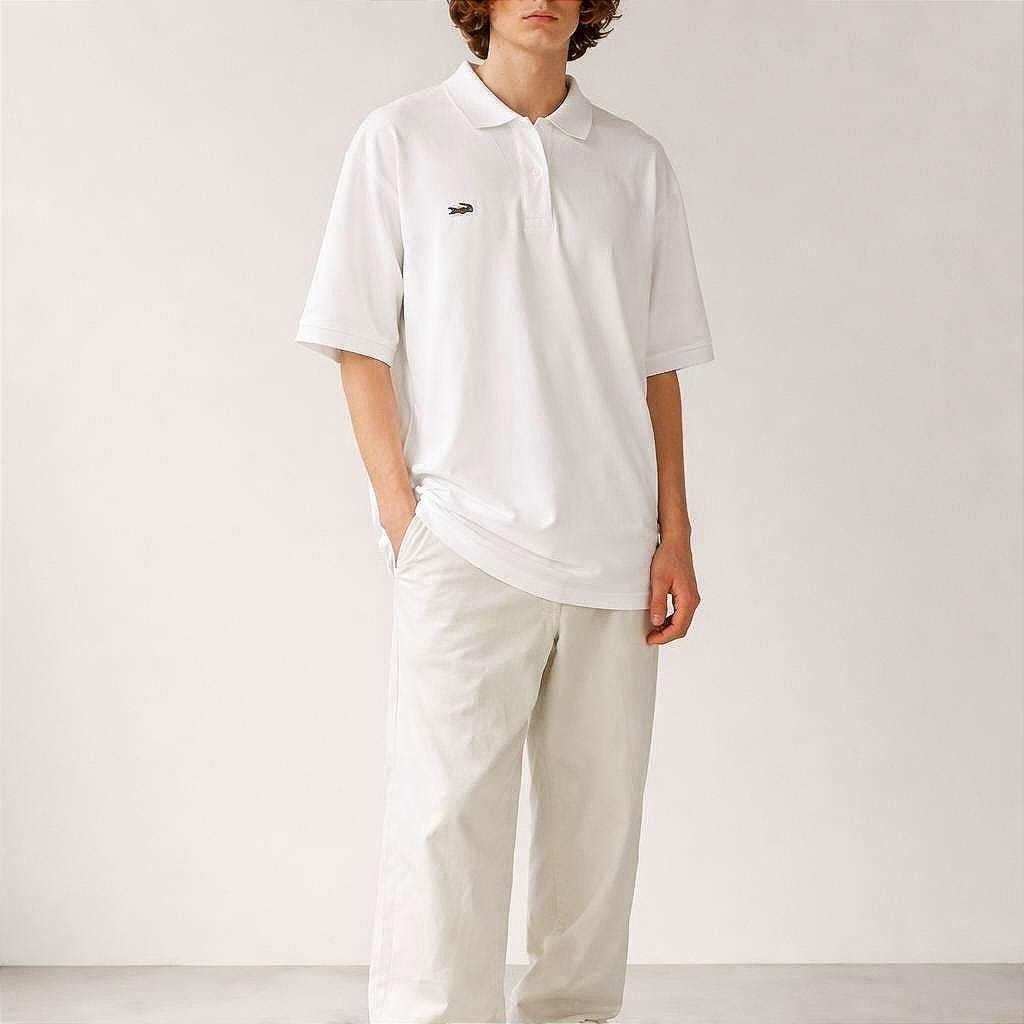 Vintage Lacoste Cotton Polo Shirt, 90s Style