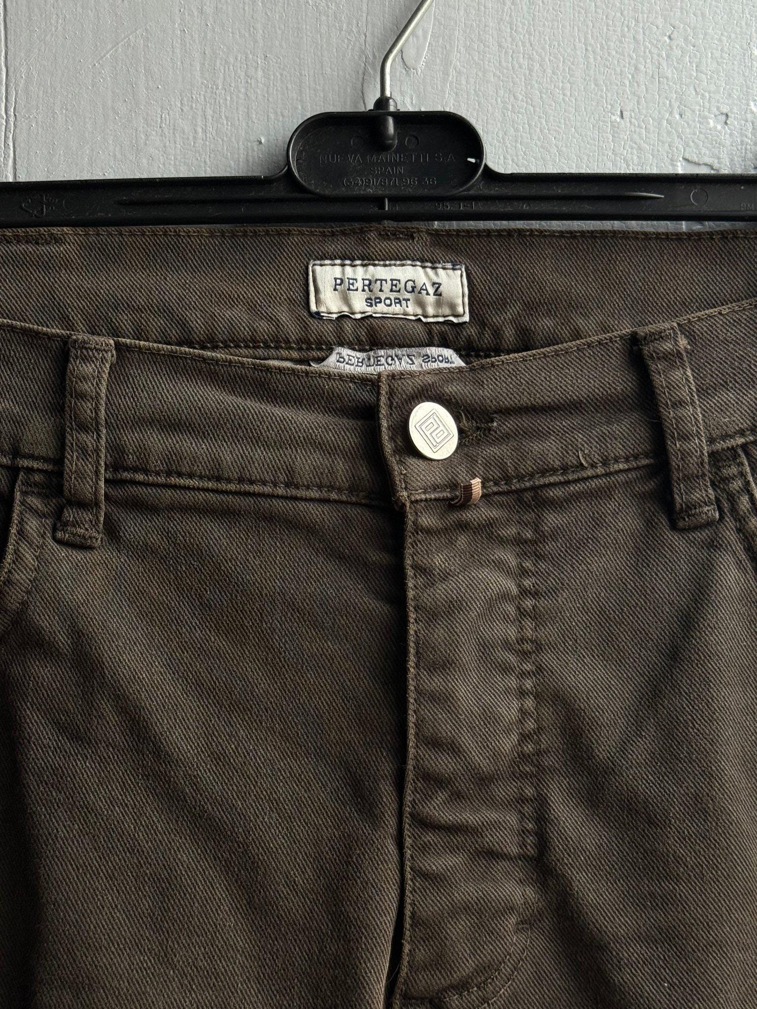 Brown Denim Men’s Shorts — additional view 9