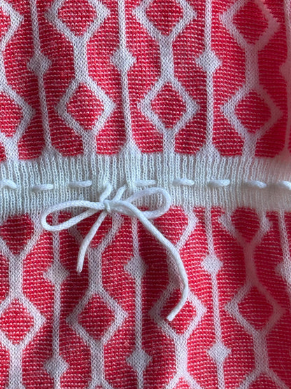 Vintage Retro Baby Romper — back view