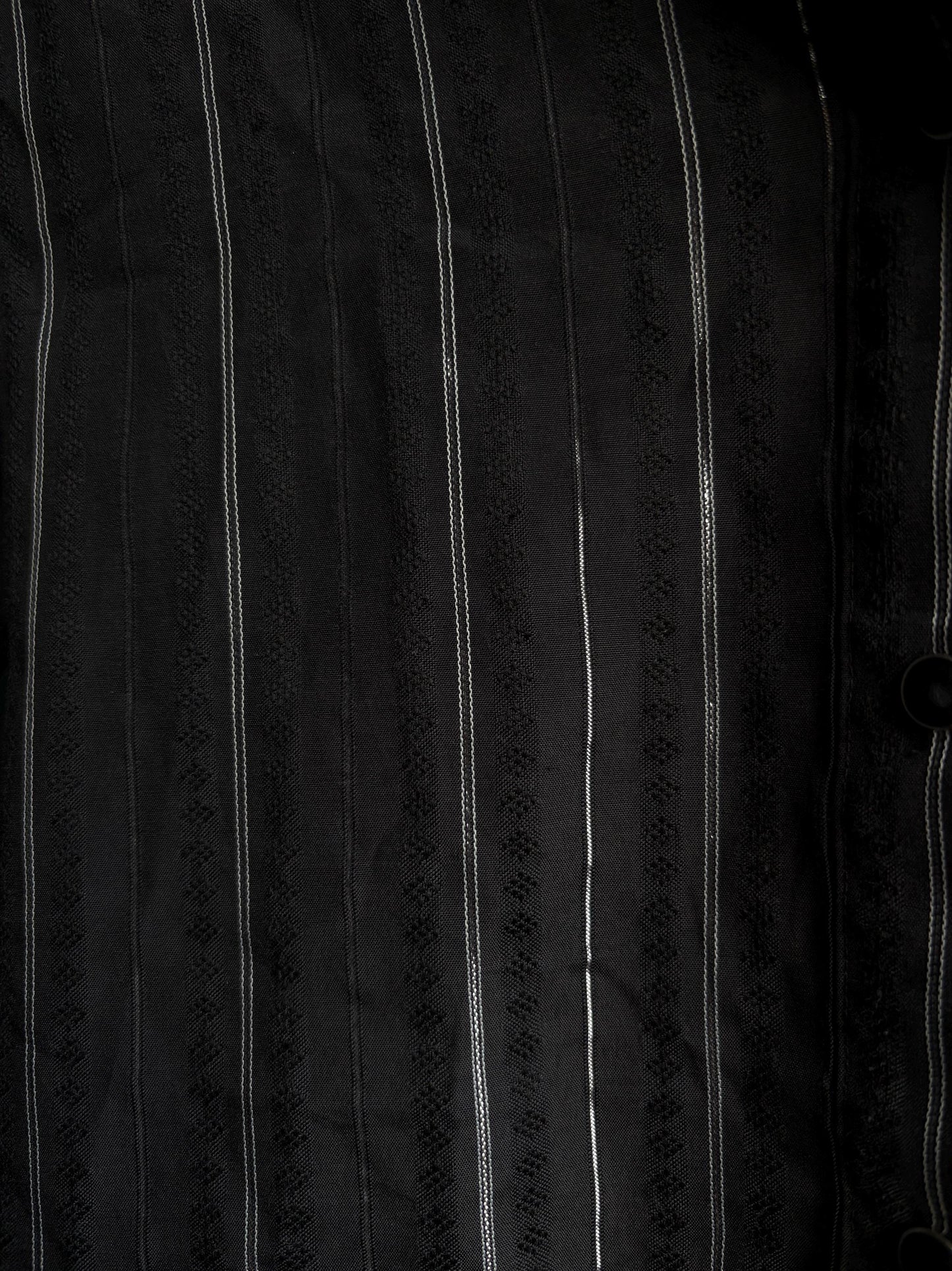 Vintage Western Black Blouse With Glitter Stripe — additional view 5