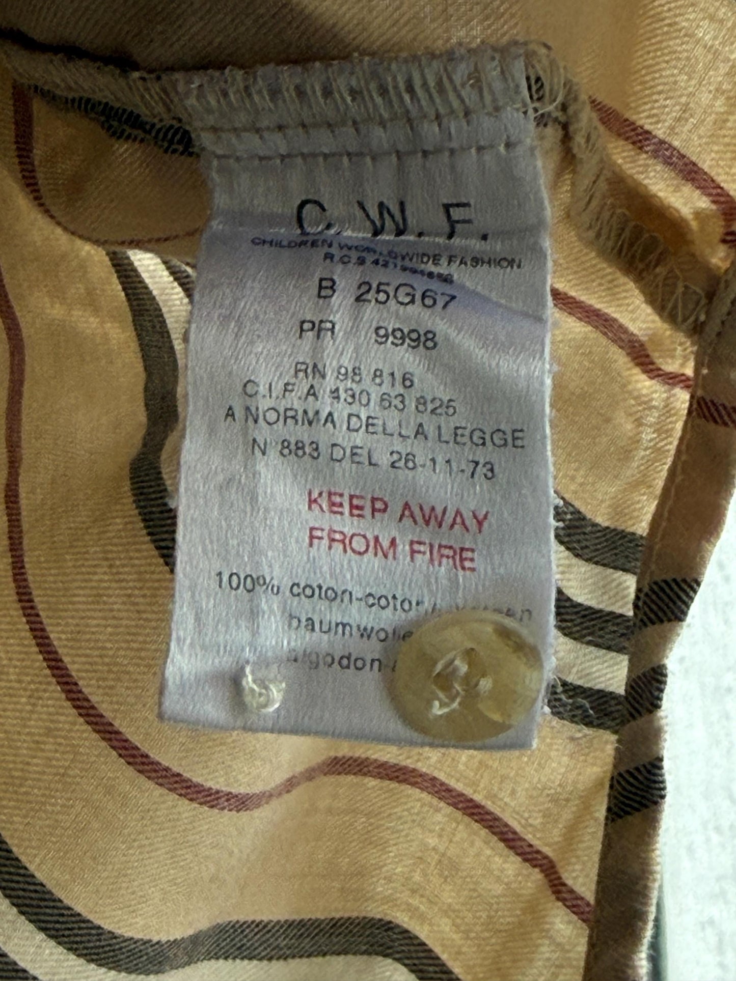 Burberry London kids button up shirt, cotton boy blouse, Size 3 year old.