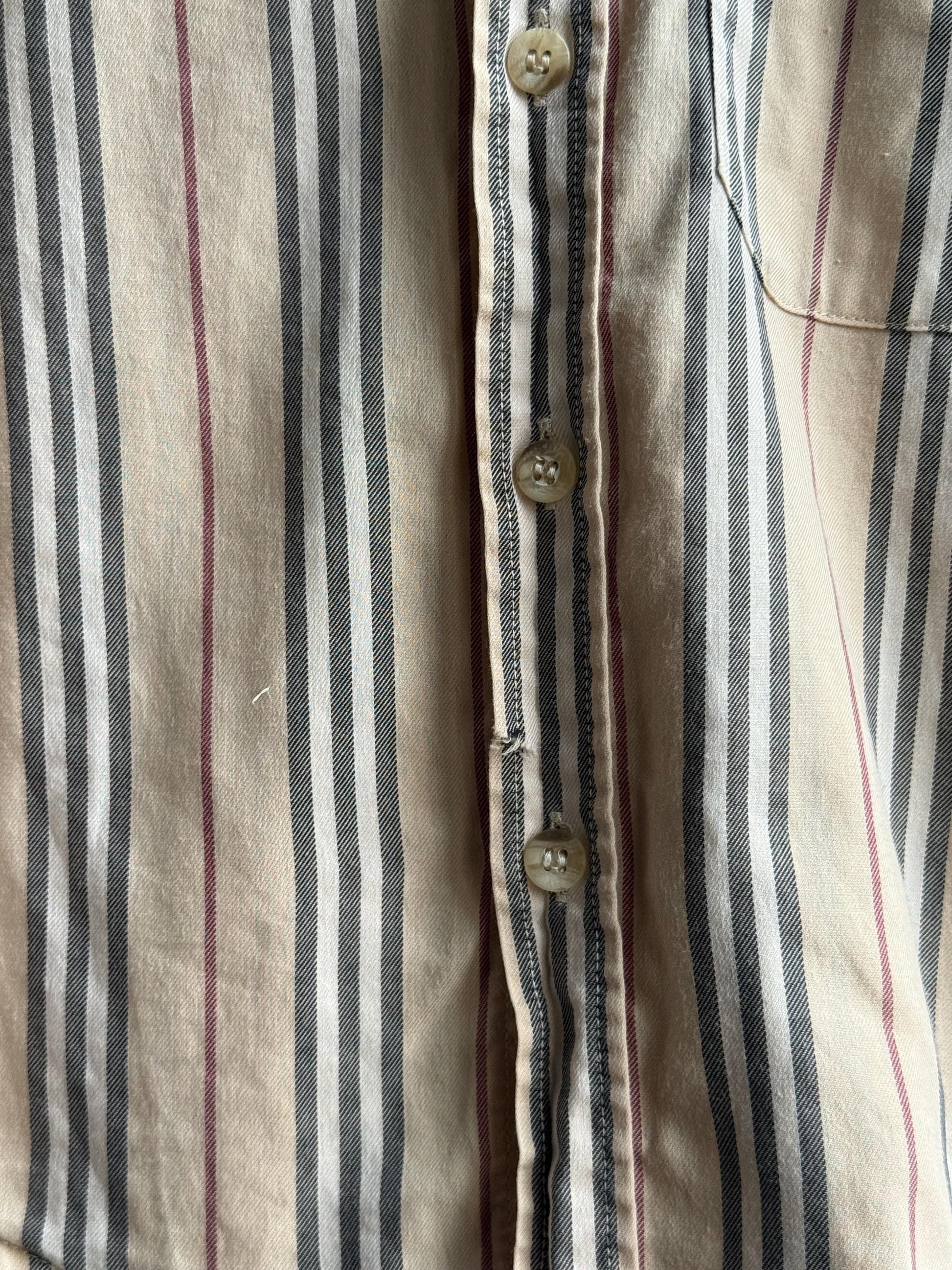 Burberry London kids button up shirt, cotton boy blouse, Size 3 year old.