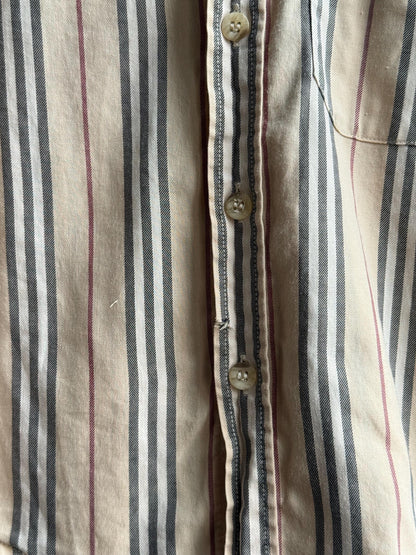 Burberry London Cotton Button-Up Shirt, Kids — additional view 10