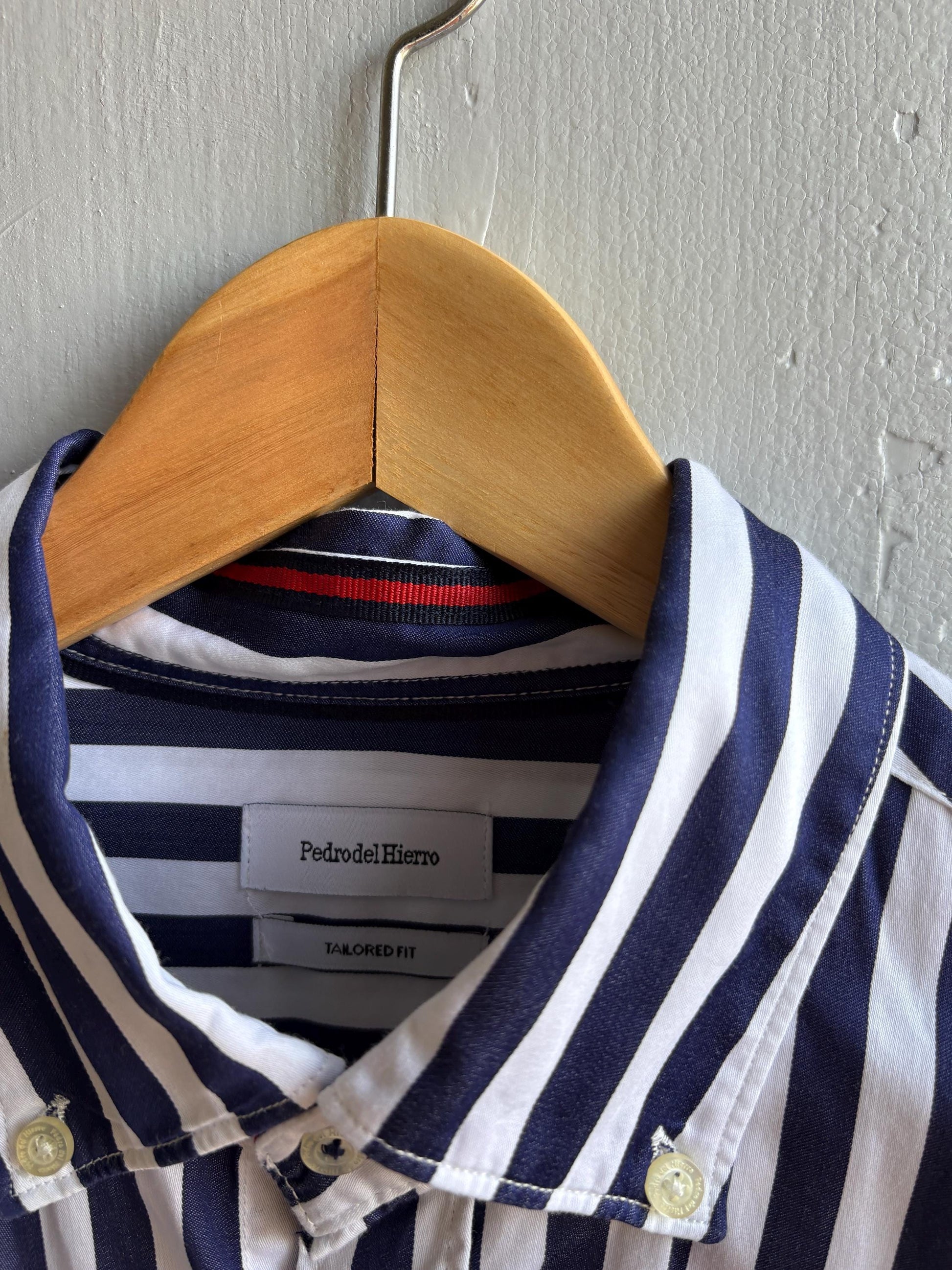 Navy Striped Preppy Shirt — additional view 8