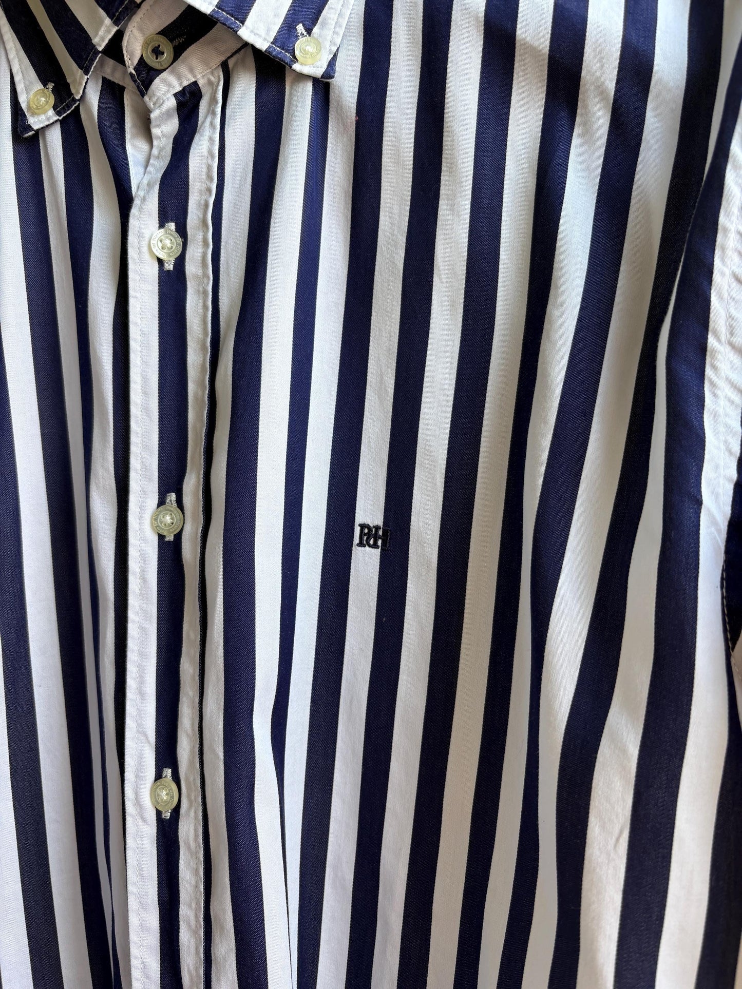 Navy Striped Preppy Shirt — additional view 13