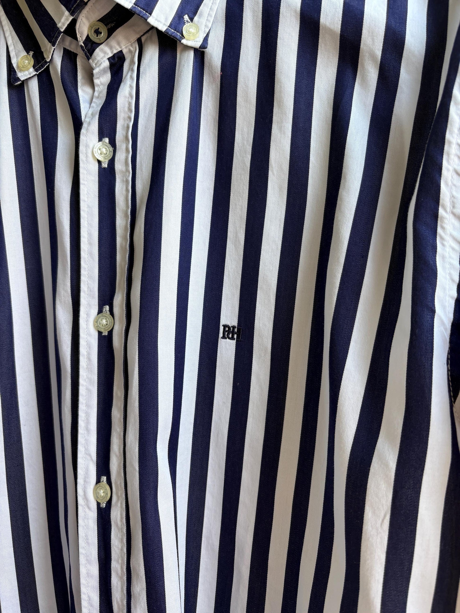 Navy Striped Preppy Shirt — additional view 13