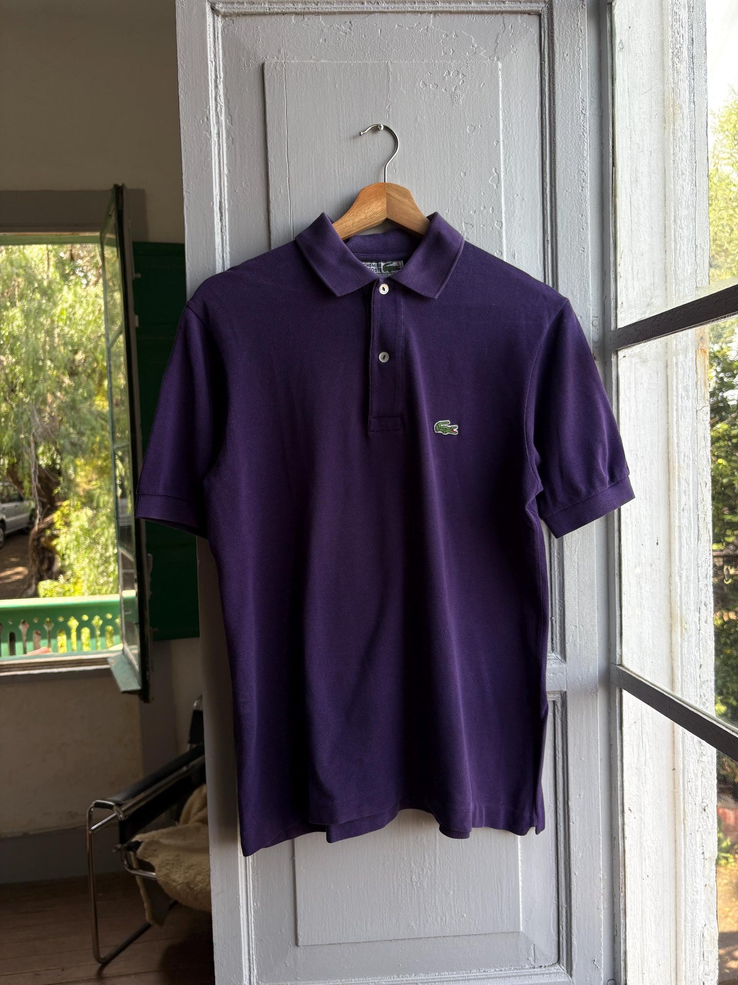 Vintage Purple Lacoste Polo Shirt — additional view 12