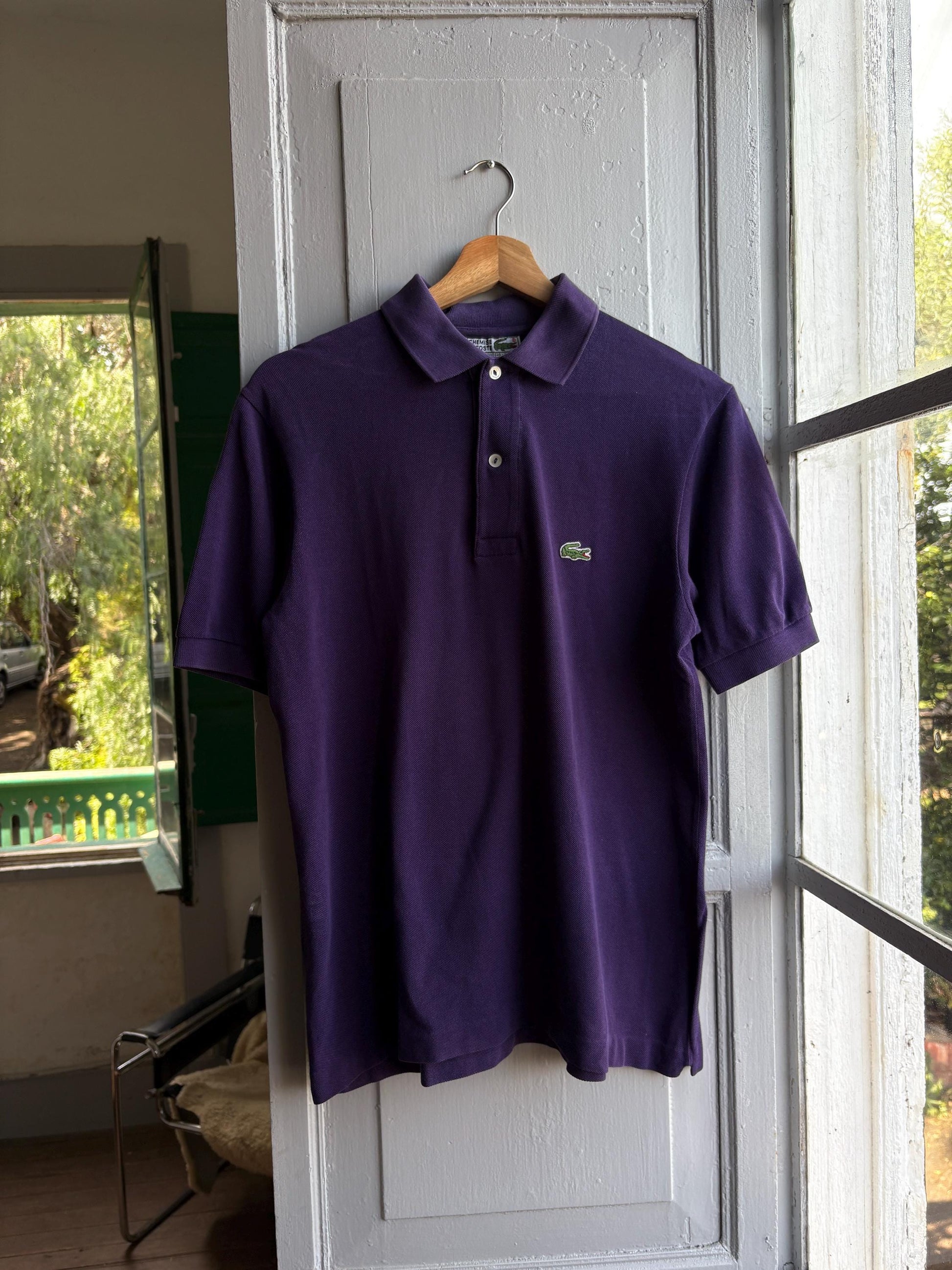 Vintage Purple Lacoste Polo Shirt — additional view 12