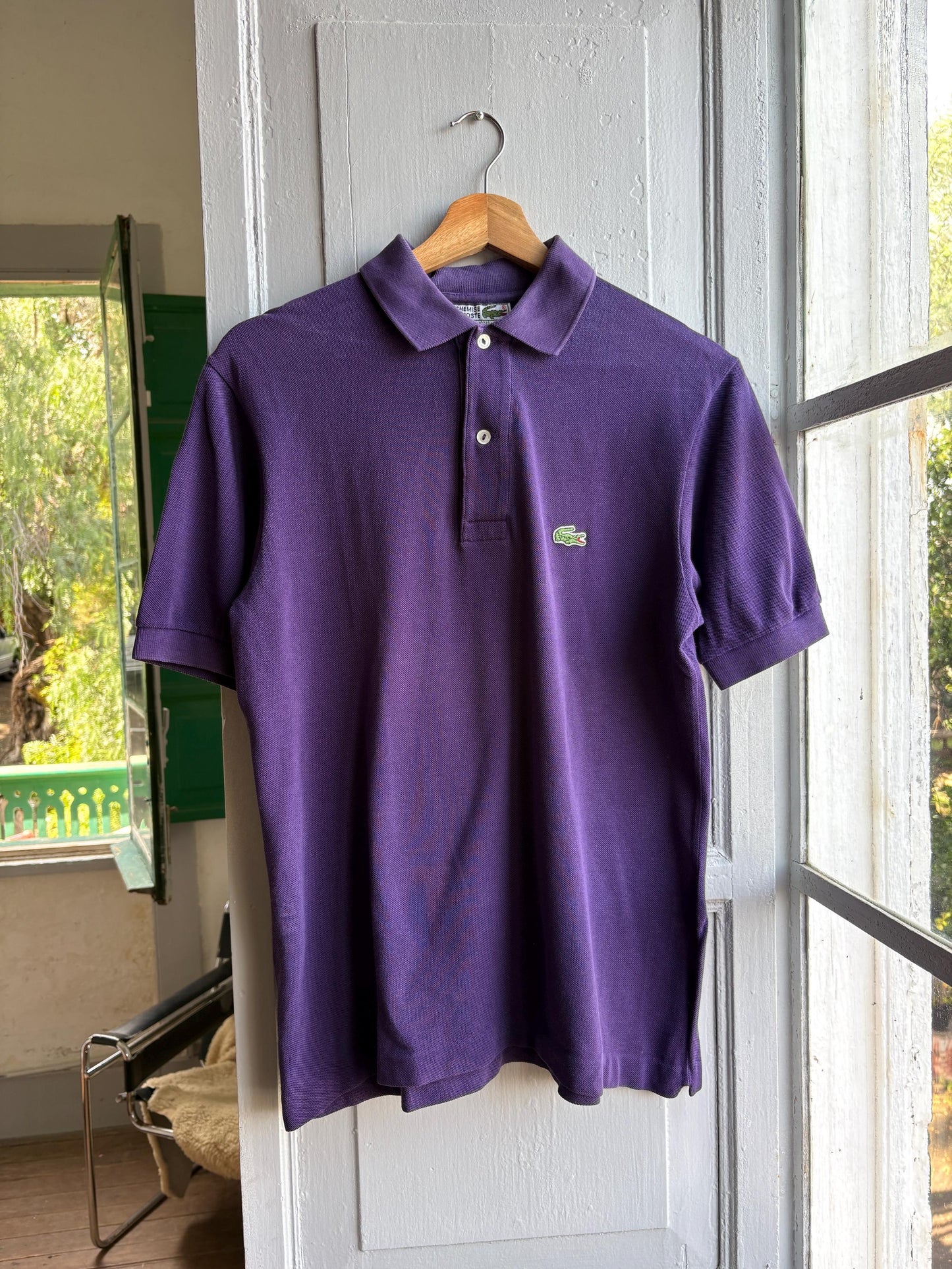 Vintage Purple Lacoste Polo Shirt — additional view 5