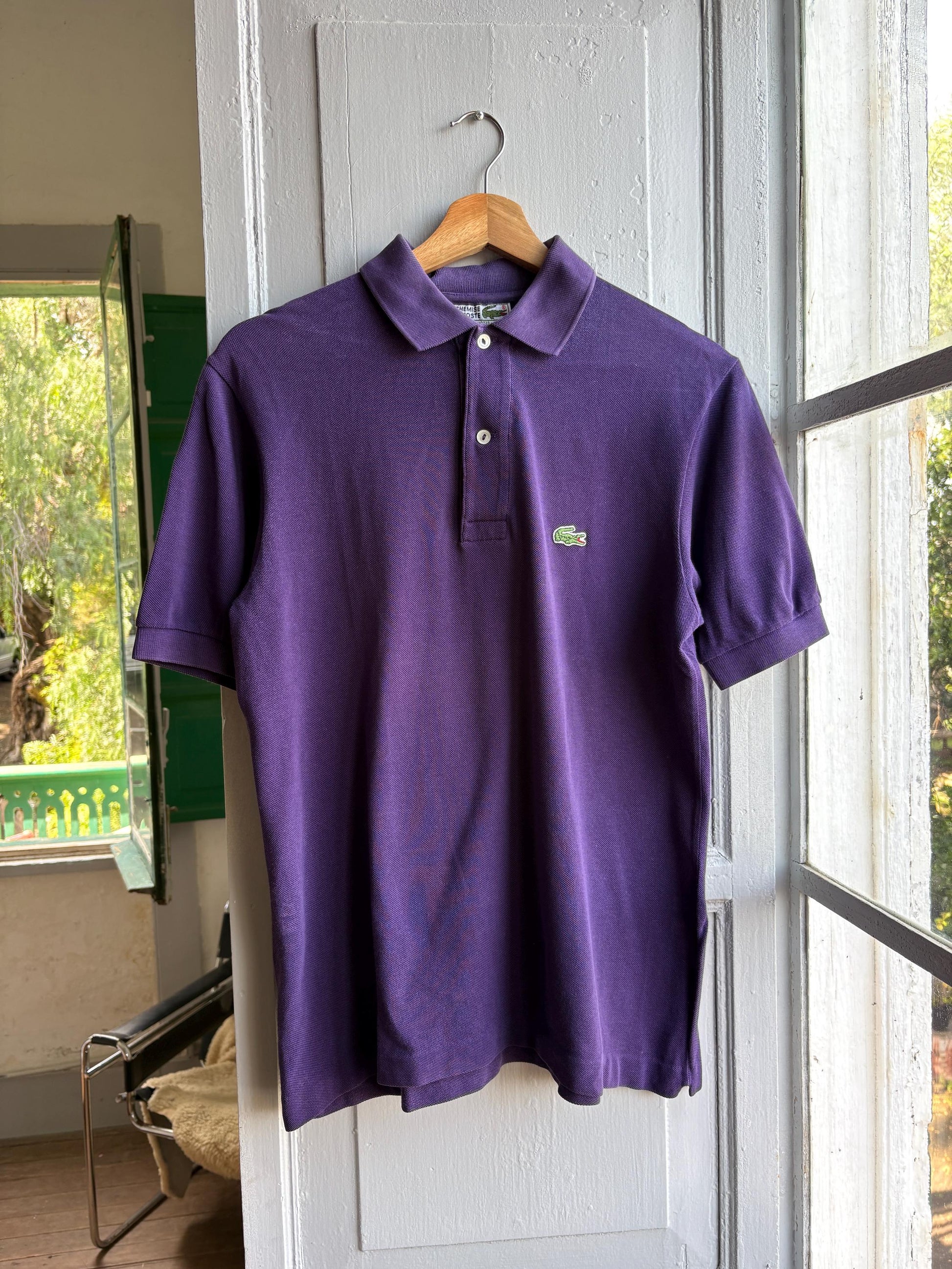 Vintage Purple Lacoste Polo Shirt — additional view 5