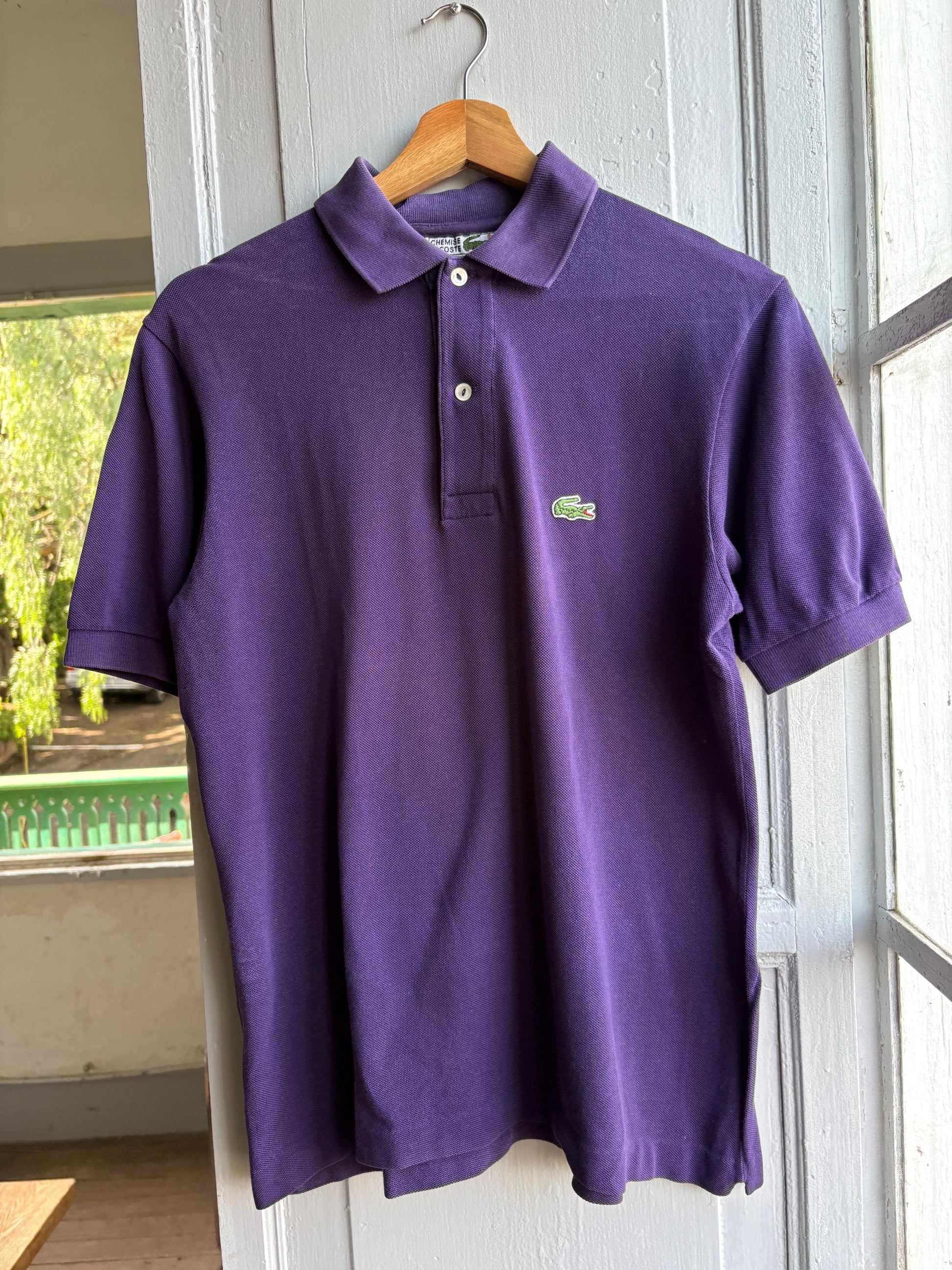 Vintage Purple Lacoste Polo Shirt — additional view 6