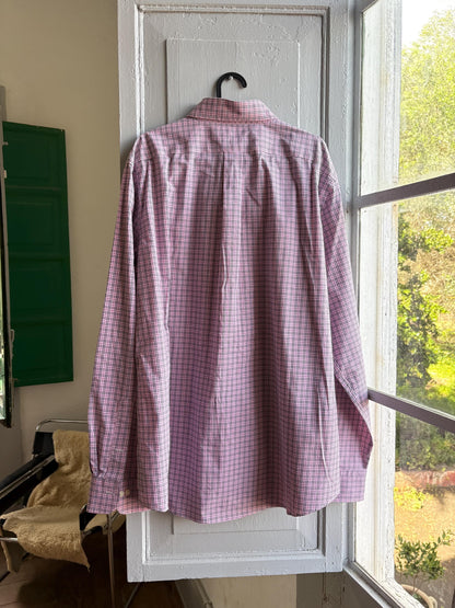 Multicolored Check Cotton Button-Down Shirt — additional view 5