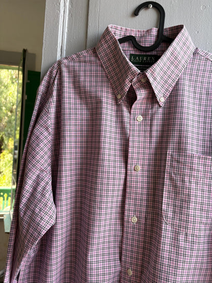 Multicolored Check Cotton Button-Down Shirt — additional view 10