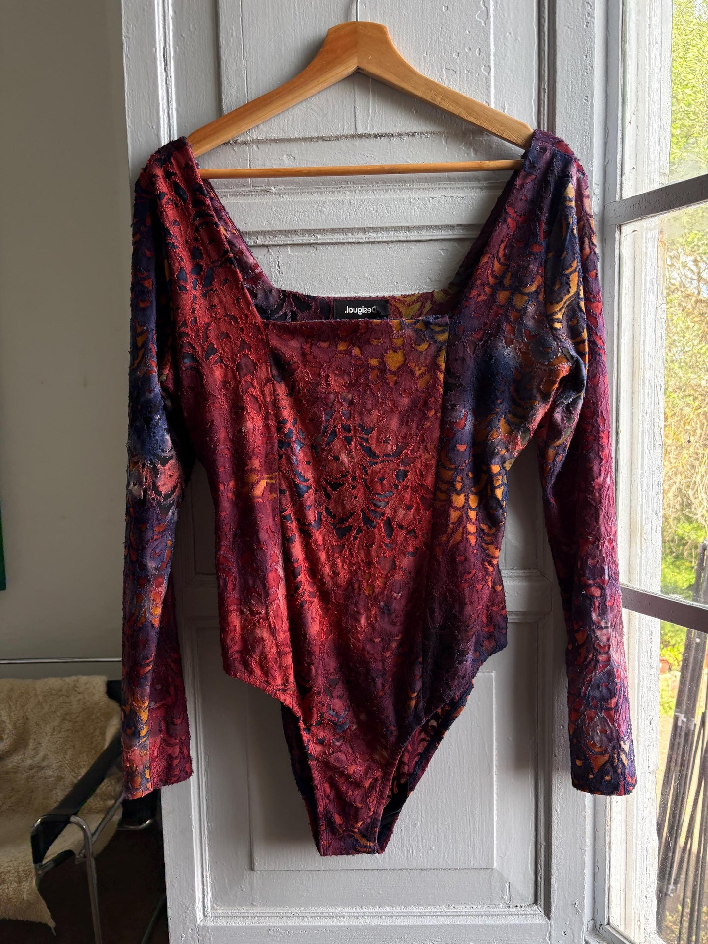 Desigual Colorful Long Sleeve Bodysuit — additional view 5
