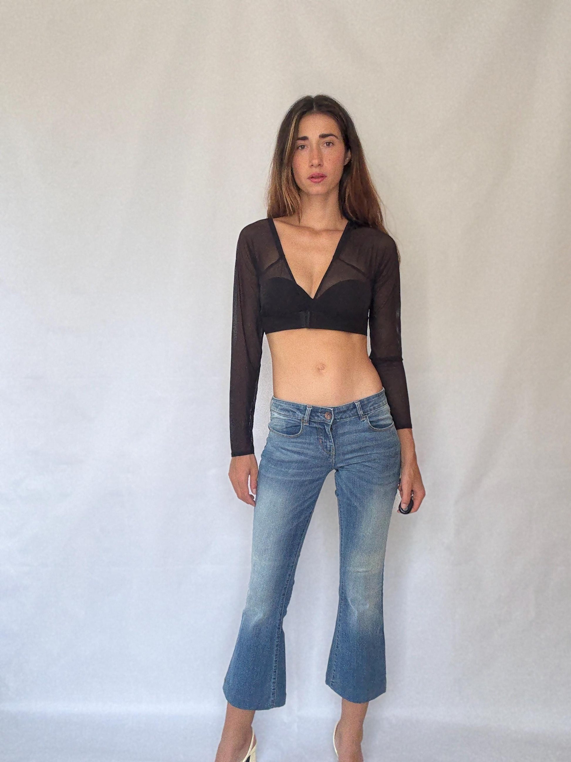 Y2K Low Rise Vintage Flare Jeans