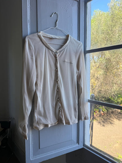 Adolfo Dominguez White Minimalist Blouse — additional view 5