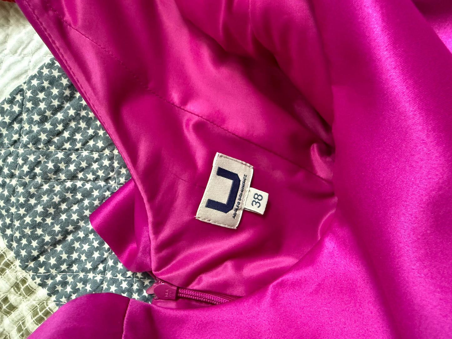 Adolfo Dominguez pink cocktail dress,mfit and-flare evening party wear, 38