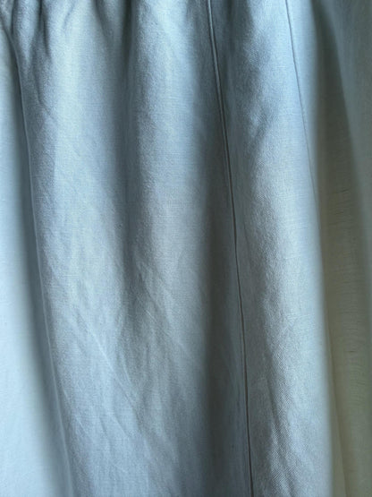 Cottagecore White Linen Blend Midi Skirt — additional view 12