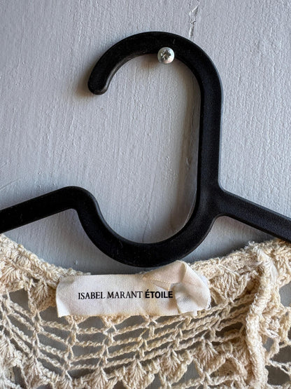 Vintage Isabel Marant Étoile Off-White Knit Dress — detail