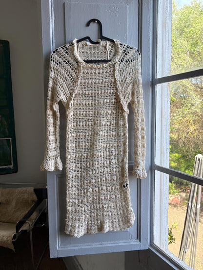 Vintage Isabel Marant Étoile Off-White Knit Dress — additional view 5