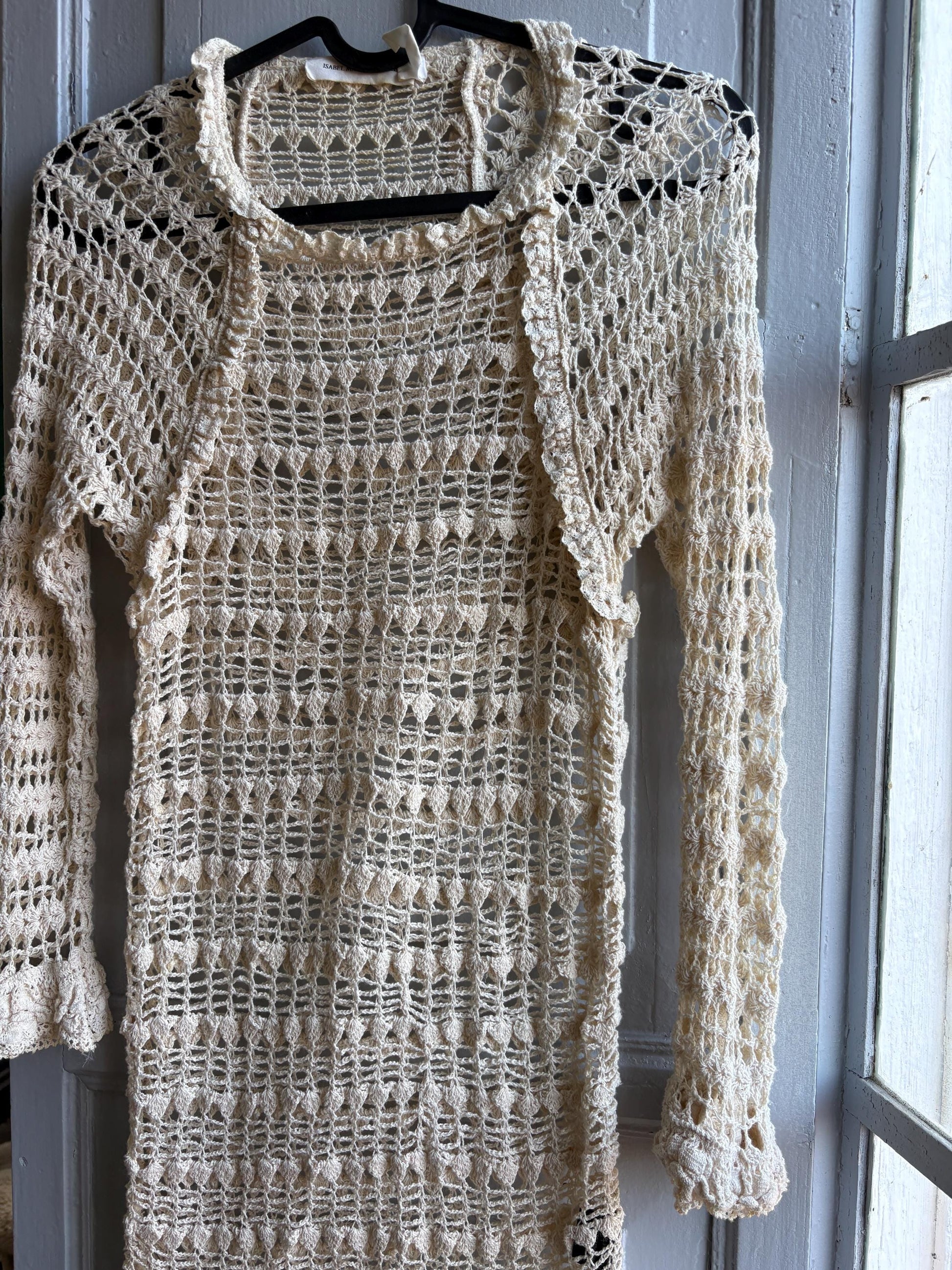 Vintage Isabel Marant Étoile Off-White Knit Dress — additional view 7