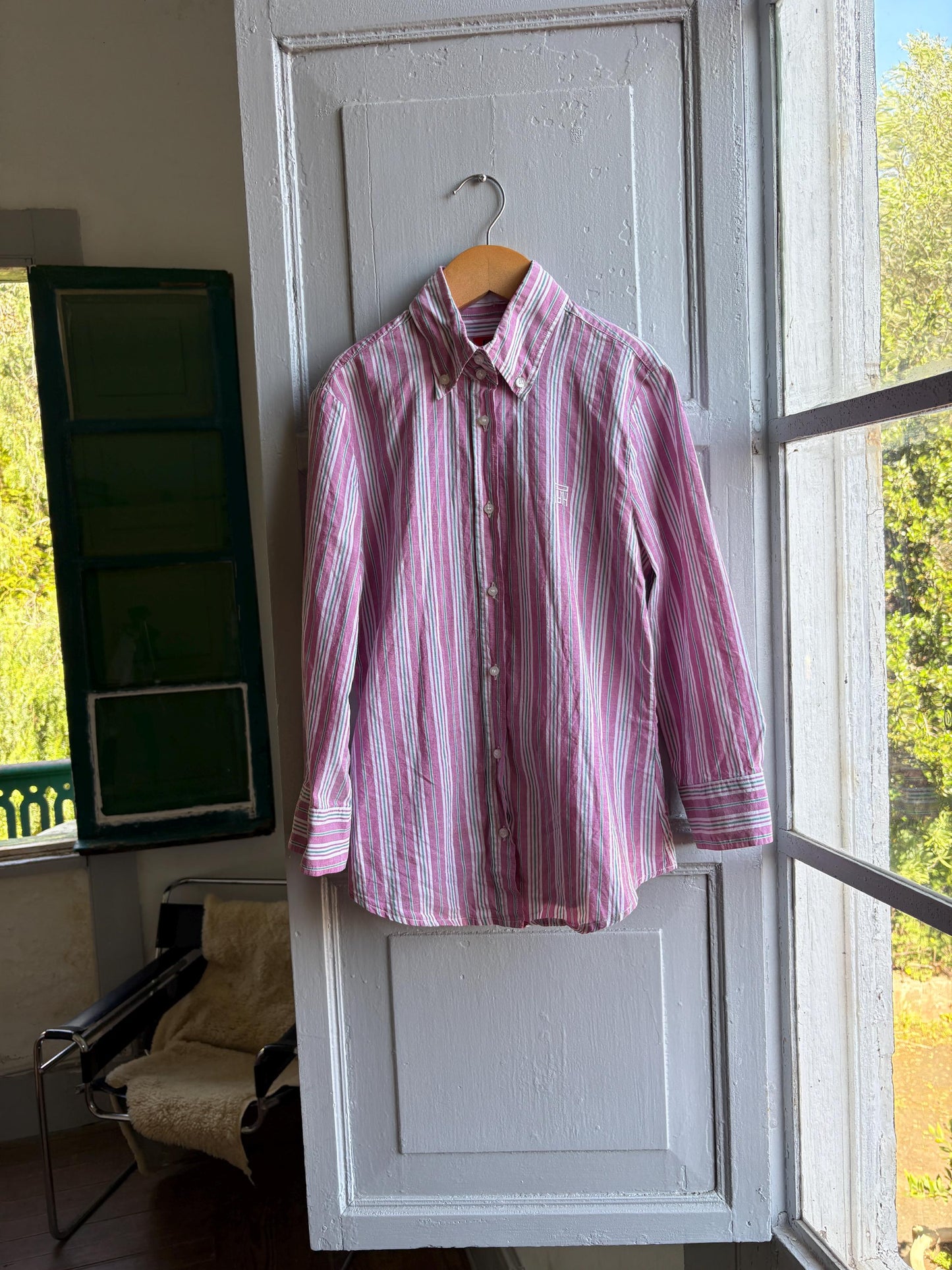 Pedro Del Hierro Striped Luxe Blouse — additional view 11