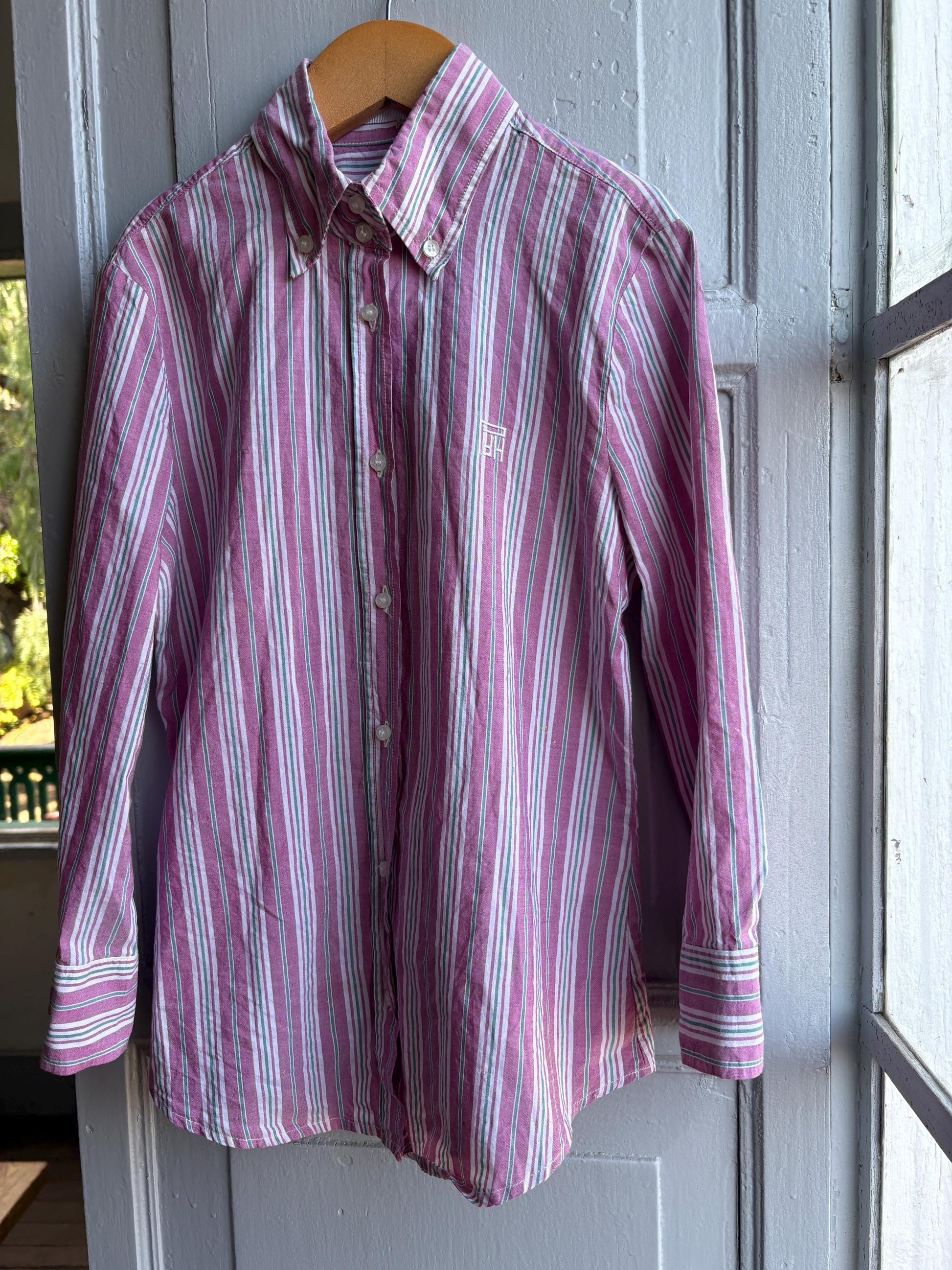 Pedro Del Hierro Striped Luxe Blouse — additional view 10
