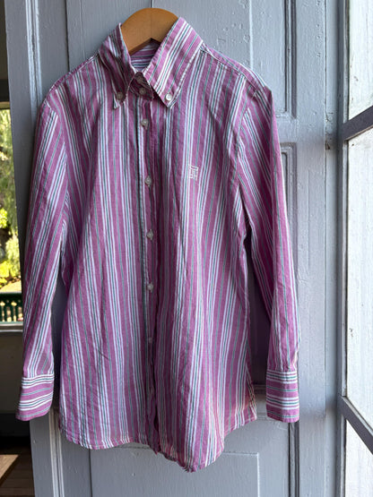 Pedro Del Hierro Striped Luxe Blouse — additional view 10