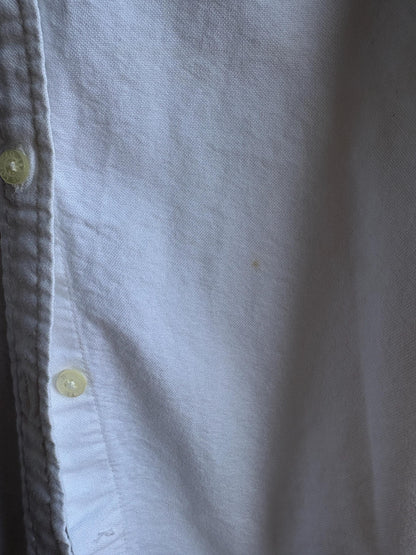 Cotton White Button-Up Shirt For Boys — additional view 6