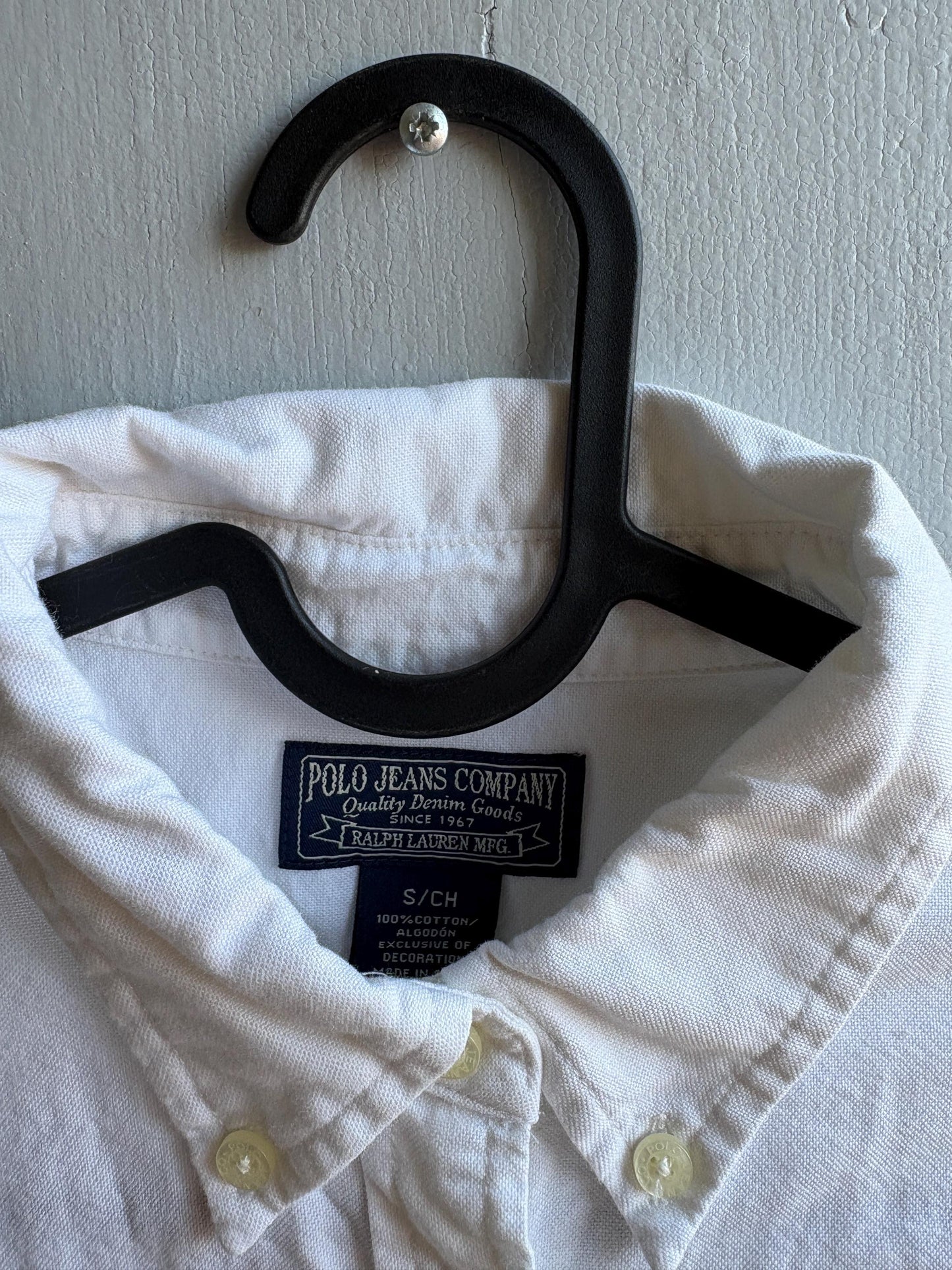 Cotton White Button-Up Shirt For Boys — additional view 8