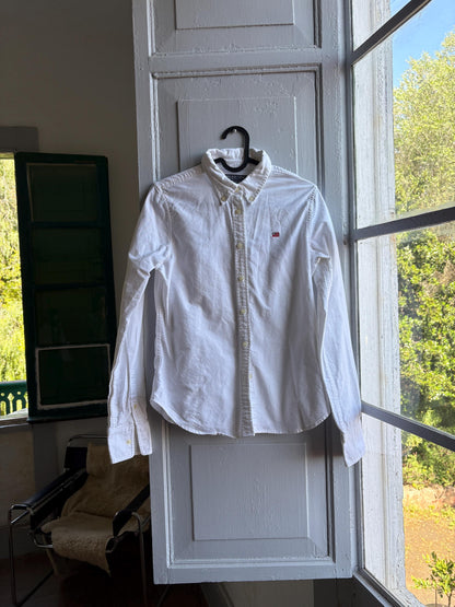 Cotton White Button-Up Shirt For Boys — additional view 12