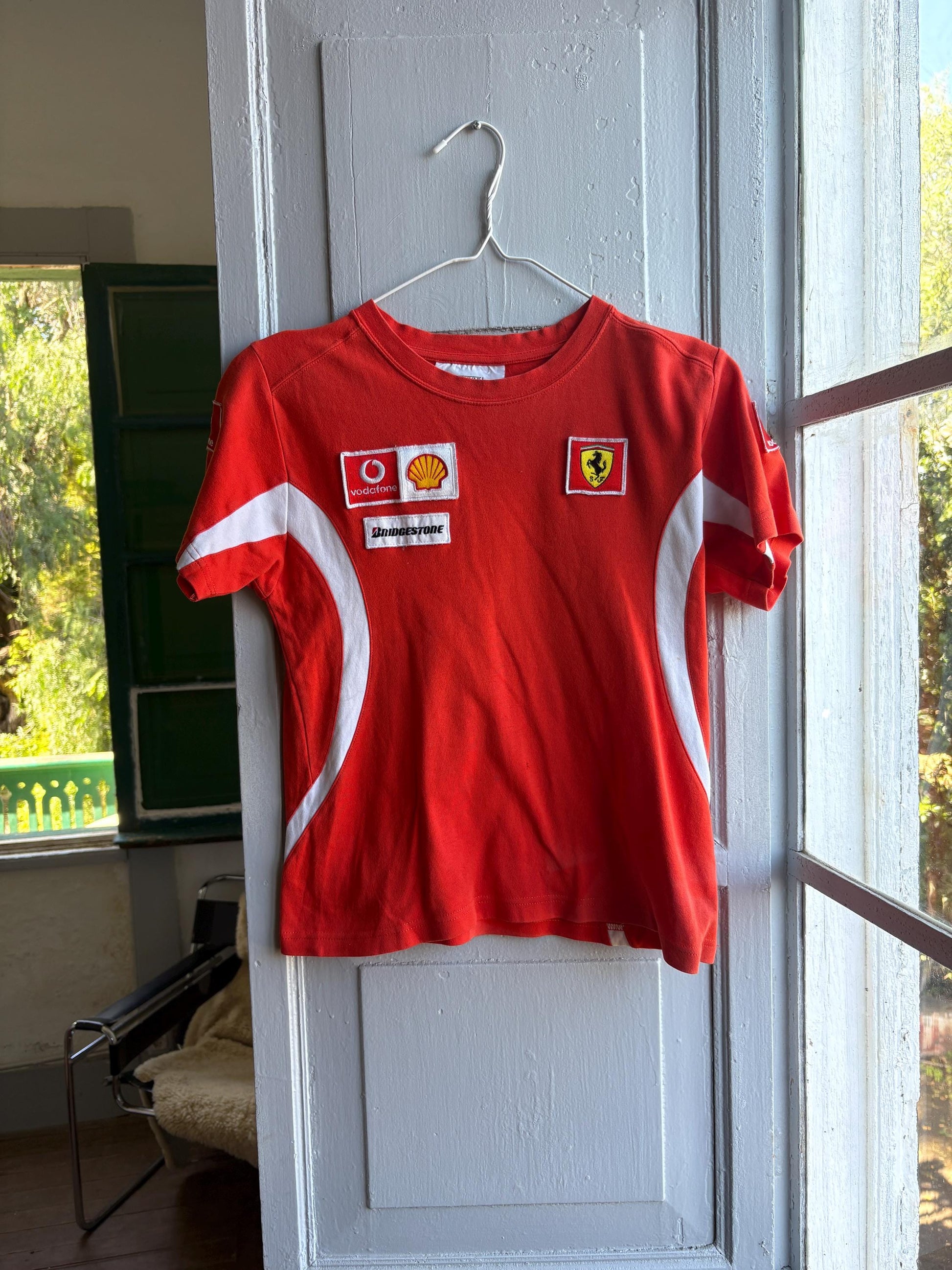 Vintage Ferrari Embroidered Kids Tee — additional view 9