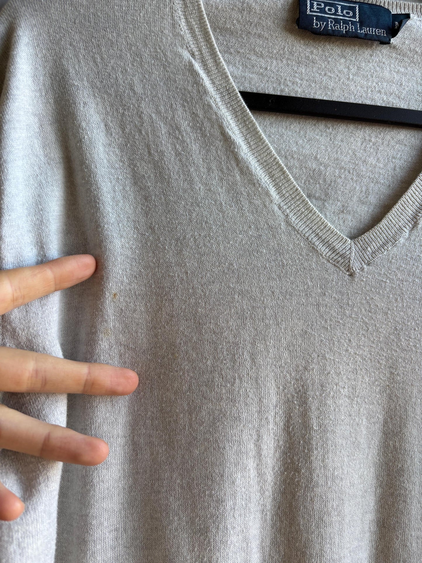 Beige Pima Cotton Long Sleeve Shirt — additional view 11