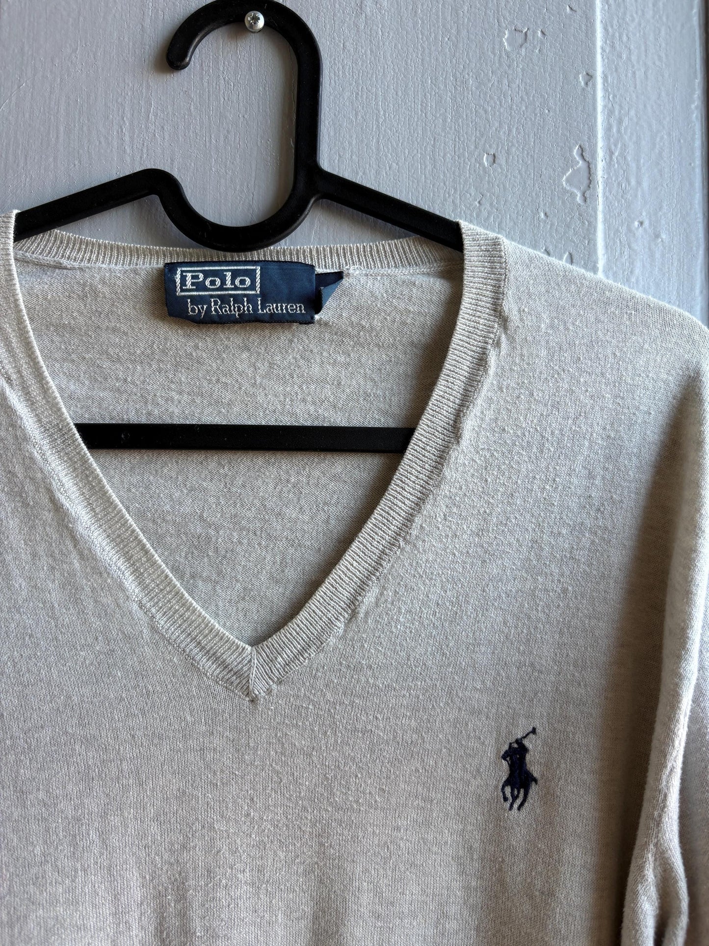 Beige Pima Cotton Long Sleeve Shirt — additional view 8